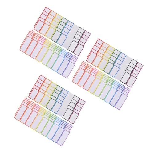 NUOBESTY 3 Sätze Magnetisches Etikett Label Personalisiert Kühlschrankmagnete Magnetische Lieferwagenschilder Tag-entferner-magnet Kühlschrankmagnet Nachricht Namensschild 67 Stück * 3 von NUOBESTY