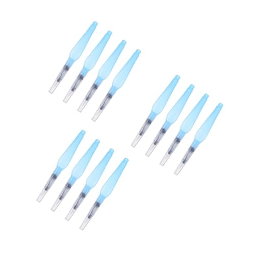 NUOBESTY 3 Sätze Mit Wasser Gefüllter Nylon-malstift Farbige Pinsel Künstler Pinsel Set Wasserpinsel Reise-aquarellpinsel Nachfüllbarer Aquarellstift Wasserstift Kunststoff Blue 4 Stück * 3 von NUOBESTY