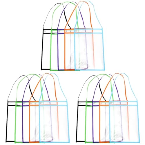 NUOBESTY 3 Sätze Schreibtischorganisatoren Dokumentenumschläge Dateiordner Schreibwaren Organisator Aus Papier Trocken Abwischbare Taschen Wort-taschendiagramm Büro Das Haustier 5 Stück * 3 von NUOBESTY