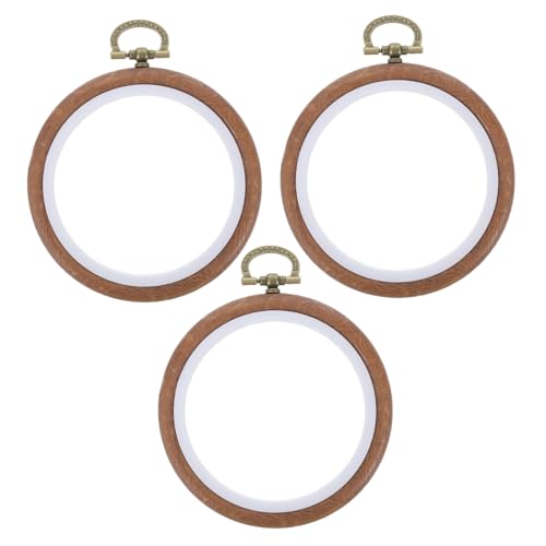 NUOBESTY 3 Stück Imitiertes Holz Stickring für Kreuzstich und Diy Projekte Eleganter Stickrahmen für Kreative Handarbeiten und Familienaktivitäten NUOBESTY 3 Stück Imitiertes Holz Stickring für Kreuzstich und Diy Projekte Eleganter Stickrahmen für Kreative Handarbeiten und Familienaktivitäten von NUOBESTY