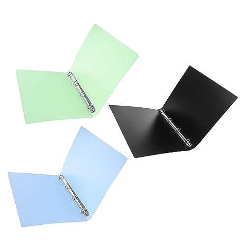 NUOBESTY 3 Stück Lose-blatt-blatt-abdeckung, A4-papierdatei, Papierbinder, Tragbarer Binder-organizer Für Büro von NUOBESTY