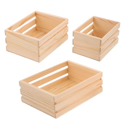 NUOBESTY 3 Stück Mini Holzrahmen Set Teiliges Rustikales Aufbewahrungskästchen für Puppenhaus Dekoration Flexible Nutzung als Organizer oder Dekoratives Modell Hochwertige Handwerkskunst NUOBESTY 3 Stück Mini Holzrahmen Set Teiliges Rustikales Aufbewahrungskästchen für Puppenhaus Dekoration Flexible Nutzung als Organizer oder Dekoratives Modell Hochwertige Handwerkskunst von NUOBESTY
