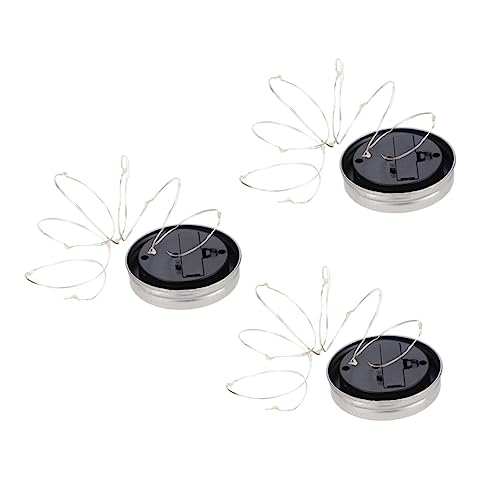 NUOBESTY 3 Stück Solarflaschenkappe Lichtschnur großes Einmachglas solarbetriebene gartenleuchten LED draußen Solar- Einmachglas Solarlicht gartenleuchten solar Plastik Weiß NUOBESTY 3 Stück Solarflaschenkappe Lichtschnur großes Einmachglas solarbetriebene gartenleuchten LED draußen Solar- Einmachglas Solarlicht gartenleuchten solar Plastik Weiß von NUOBESTY