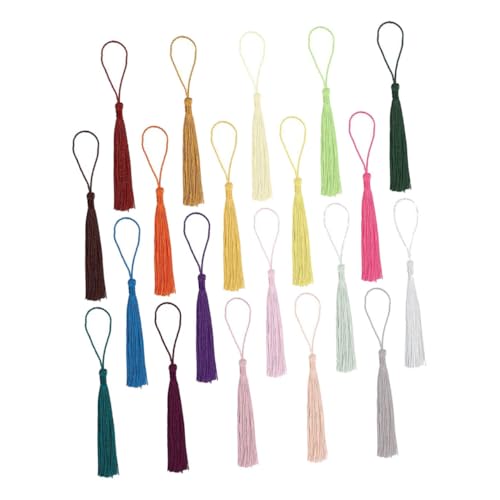 NUOBESTY 300St Quasten Bausatz Schmuckstücke Bausätze Dekorationen Herstellung dekoration schlafzimmer geschenktaschen geschenketüten Vertical tassels DIY-Quaste hängendes Polyester von NUOBESTY