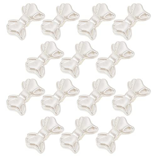 NUOBESTY 300St Schmuckzubehör ohrringe Bogen-Ohrring-Charme Ohrringrückseiten für Ohrstecker plastische Ornamente Strassschmuck Simulationsperlen Bowknot-Kunststoffperlen Acryl Dichtung Abs von NUOBESTY