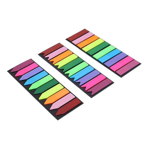 NUOBESTY 300st Bunte Haftnotizen Selbstklebende Klebefahnen Selbstklebende Seitenmarkierungen Schulbuch Registerkarten Praktische Klebefahnen Sticky Tabs Lesen Buchzubehör Das Haustier von NUOBESTY