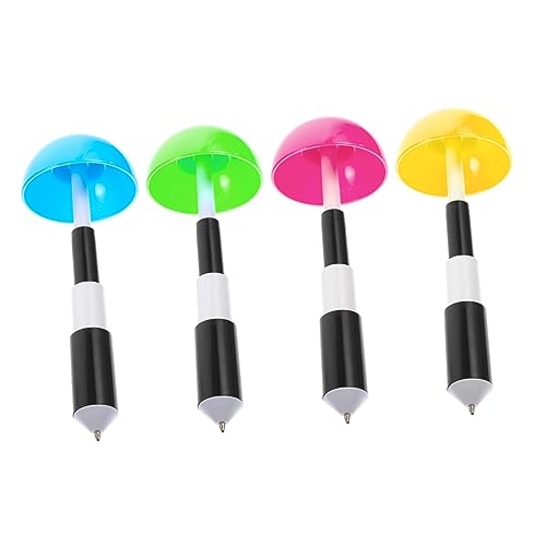 NUOBESTY 30St Pilz-Kugelschreiber Gelstift Pilz-Partygeschenk Pilzstifte Stifte mit feiner Spitze Pilzdekor cutermesserser ballpoint pen Grußkarten Schulzubehör Schulstifte Plastik von NUOBESTY