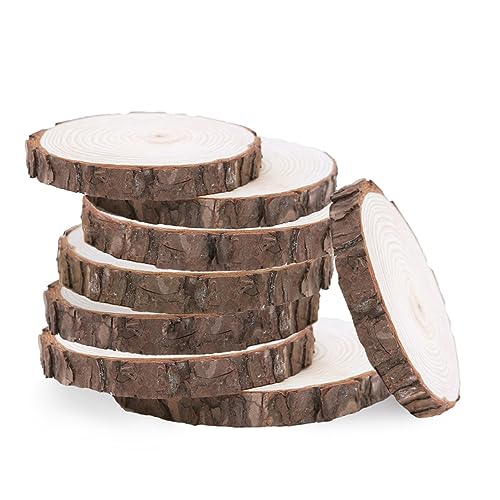 NUOBESTY 30St Protokollscheiben holzpaneele holzbrett holztafel holzplatten holzdielen bretter plank board holzpanele holzbohlen plakafarbe bohlen bretter holzschild Holzscheiben von NUOBESTY