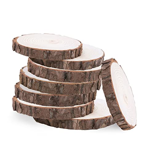 NUOBESTY 30St holzscheiben selber machen holzpaneele holzbrett bohlen bretter holzplatten holzdielen bretter holzschild holztafel holzpanele holzbohlen plakafarbe Protokollscheiben von NUOBESTY