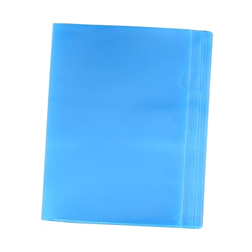 NUOBESTY 30St l Dateiordner Kanzleipapier Ordner-Organizer dokumentieren Unterlagen Bindemittel plastikordner dokumententasche aktenordner bequem verwalten halter transparenter Ordner Blue von NUOBESTY