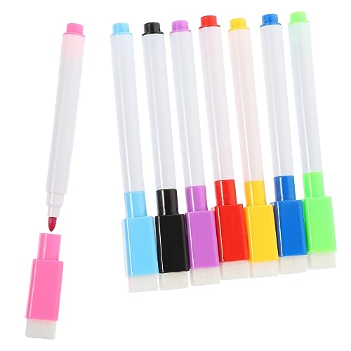 NUOBESTY 32 Stück Whiteboard Stift Radiergummis Für Die Schule Trocken Abwischbare Whiteboard Marker Tragbares Whiteboard Tragbare Whiteboard Trockenlöschmarker Doppelseitige Marker von NUOBESTY