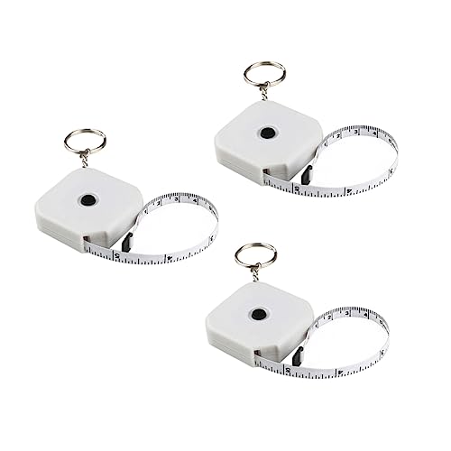 NUOBESTY 3pcs Maßband für Nähen Tragbare Maßband Keychain Flexible Werkzeug für von NUOBESTY