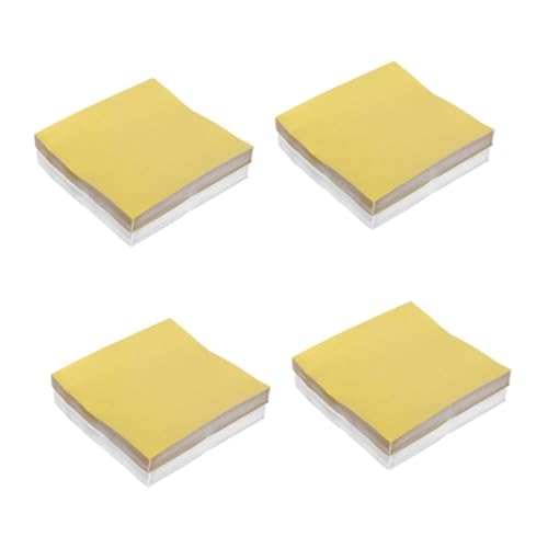 NUOBESTY 4 Sätze 4 Sätze Origami Gold Aluminiumfolienverpackungen Schokoladenfolienverpackung Schokoladenbonbonverpackungen Papier 200 Blatt * 4 200 Blatt*4 von NUOBESTY