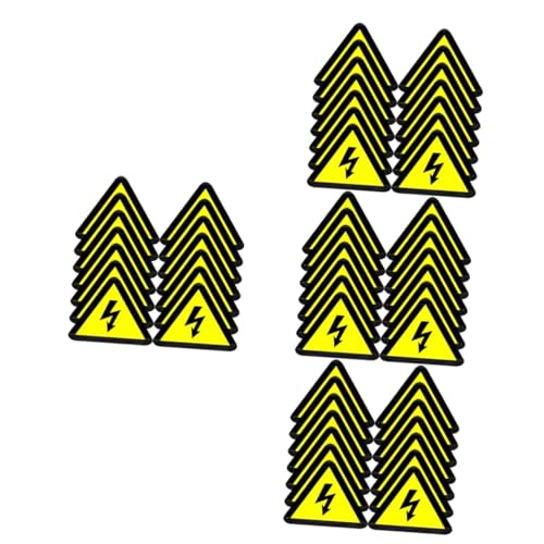 NUOBESTY 4 Sätze 4 Sets Etiketten Warnaufkleber Selbstklebende Etiketten Aufkleber Nagelaufkleber Elektrische Panel Etiketten Aufkleber Elektrische Aufkleber Elektrisches 30 Stück * 4 von NUOBESTY