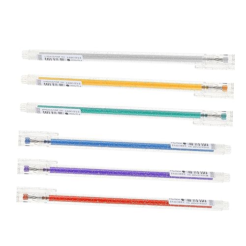 NUOBESTY 4 Sätze Aquarellstift Im Taschenformat Gelstift Studieren Student Gelstift Kawaii Kugelschreiber Kritzelstift Farbige Gelstifte Neuheit Kugelschreiber Plastik 6 Stück * 4 von NUOBESTY