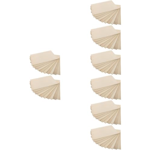 NUOBESTY 4 Sätze Brett Aus Lindenholz Holzbretter Holzplatten Holzhandwerk Schnitzel-kit Leer Bausteine Baum Untersetzer Marine-sperrholz Diy Liefert Holzscheiben Bemalen Beige 24 Stück * 4 von NUOBESTY