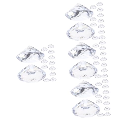 NUOBESTY 4 Sätze Diamond Position Kartenhalter Schilderhalter Tischnummernständer Tischnummernhalter Inhaber Einer Nummernkarte Tischnummern Für Die Hochzeit Transparent Acryl 12 Stück * 4 von NUOBESTY