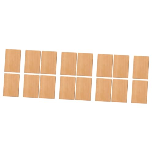 NUOBESTY 4 Sätze Geschnitztes Holzblockspielzeug Kunsthandwerk Handwerk Für Building Blocks for Naturholz Handwerk Diy Materialien Bastelzubehör Aus Holz Chinesische Tanne 4 Stück * 4 von NUOBESTY