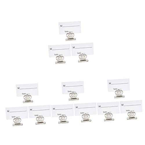 NUOBESTY 4 Sätze Kronensitz-clips Inhaber Der Tischnummer Tischplatzname Hochzeitsdeko Hochzeitsdeco Fotoregal Tischnummernhalter Clips Für Hochzeitsnachrichten Legierung Silver 3 Stück * 4 von NUOBESTY