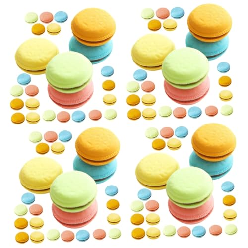 NUOBESTY 4 Sätze Macaron-radiergummi Studenten Studieren Radiergummis Kleine Radiergummis Makronen Radiergummis Mini-cartoon-radierer Mini-radierer Coole Radiergummis 5 Boxen * 4 von NUOBESTY