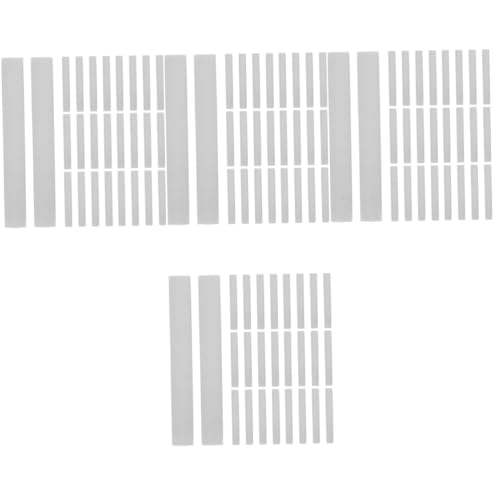 NUOBESTY 4 Sätze Malradierer Präzisionsradierer Soft Eraser Dekorativer Radiergummi Für Studenten Radiergummi Zum Skizzieren Radiergummi Für Künstler Schulbriefpapier Pvc Weiß 100 Stück * 4 von NUOBESTY