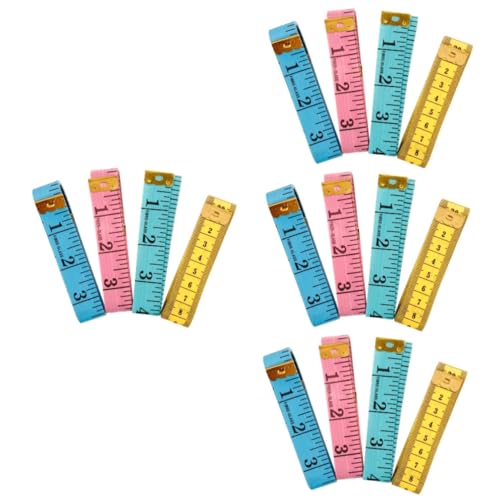 NUOBESTY 4 Sätze Nähband Besteck Messer Messband Körpermaßband Werkzeug Zum Nähen Measurement Tape Nützliches Maßband Professionelle Tapeline Leichte Maßbänder Pvc-kunststoff 4 Stück * 4 von NUOBESTY