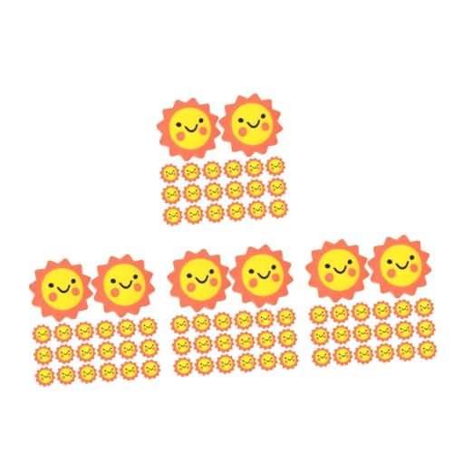 NUOBESTY 4 Sätze Sonnenblumen Radiergummi Mini Radiergummis Coole Radiergummis Kleine Radiergummis Für Kinder Große Lustige Radiergummis Niedliche Radiergummis 50 Stück * 4 von NUOBESTY