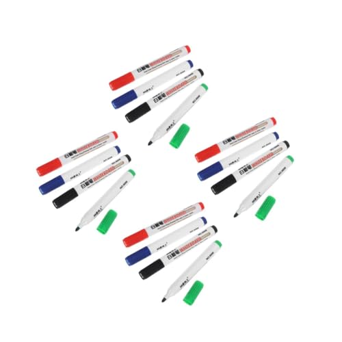 NUOBESTY 4 Sätze Whiteboard-stift Spenderband Tragbare Düsen Whiteboard-marker Für Eingabestift Stoßfeste Halterung Schüttler Austauschbares Band Farbmarkierungen Plastik 4 Stück * 4 von NUOBESTY