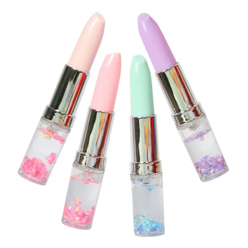 NUOBESTY 4 Stück Lippenstift-gelstift Lippenstiftstifte Als Partygeschenke Neuheit-stifte Lustige Kugelschreiber Make-up-party-gefälligkeiten Lippenstiftstifte Aus Kunststoff Plastik von NUOBESTY