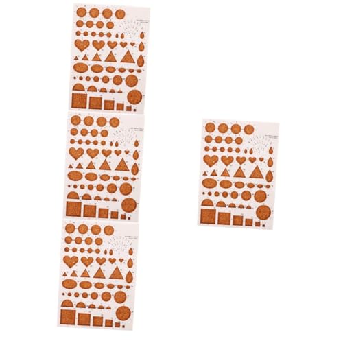 NUOBESTY 4 Stück Modellbauplatte aus Papier Quilling-Kits Quilling geschlitzt quilling zubehör paper quilling set Quilling-Vorlagen aus Papier Werkzeug zum Rollen von Papierperlen Abs von NUOBESTY