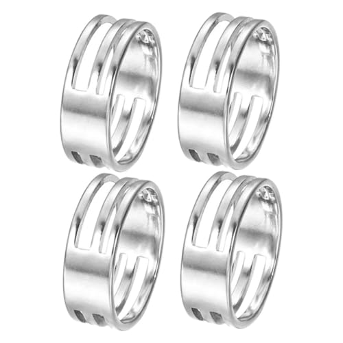 NUOBESTY 4 Stück Ringöffner Sprungring Werkzeuge Zur Herstellung Von Ringen Ringe Zur Schmuckherstellung Werkzeuge Zur Schmuckherstellung Biegering-öffnungswerkzeug Silver Rostfreier Stahl von NUOBESTY