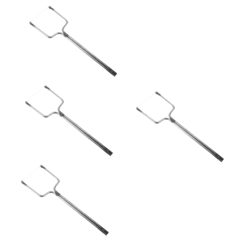 NUOBESTY 4 Stück Töpferschlammschneider Töpferdraht Lehmschaber Weichen Lehm Bildhauerei Lufttrockene Tonglasur Punktierungswerkzeuge Bildhauen Von Tonwerkzeugen Töpferscheibe Metall Silver von NUOBESTY