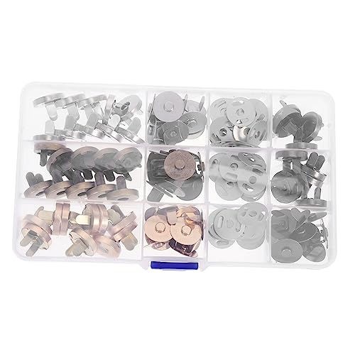 NUOBESTY 40St Magnetverschluss für Gepäck Knopfclips Tastendruck Spanner Haken magnet knöpfe magnetische knöpfe magnetische verschlüsse für selbstgemachte taschen Geldbörse Knopfverschluss von NUOBESTY