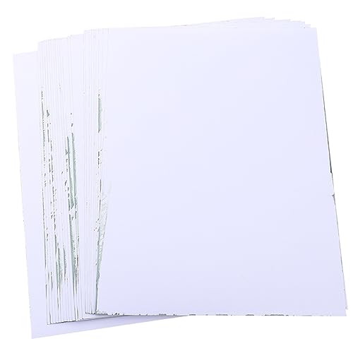 NUOBESTY 48 Blätter Sonne Kunstdruckpapier Metallisch Teller Auflösbares Papier Druckbar Solardruckpapier Sonnendruckpapier Leinwandtafeln Solar- Papierdrachen Zeichenpapier Sonne Weiß von NUOBESTY