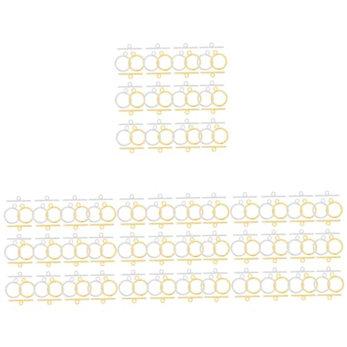 NUOBESTY 480 Sets Schnallen Schmuckverschlüsse Halskettenverschluss Magnetverschlüsse Für Halsketten Schmuckschnallen Kettengreifer Quaste Schmuckhalsketten Verbindungsverschlüsse von NUOBESTY