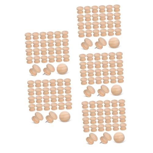 NUOBESTY 5 Sätze 5 Sets Pilzgriffe Für Schränke Pilzknöpfe Türknöpfe Schubladenknöpfe Unvollendete Schrankknöpfe Holz Khaki 100 Stück * 5 100 Stück * 5 von NUOBESTY