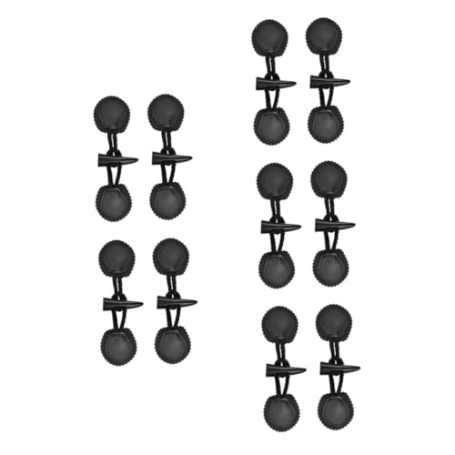 NUOBESTY 5 Sätze 5 Sets Schnallen Knebelverschlüsse Aus Hornlederimitat Nähknöpfe Für Kleidungsstücke Knopfverschlüsse Für Kleidung Mantelknopf Bekleidungskragen Zubehör 2 Paar * 5 von NUOBESTY