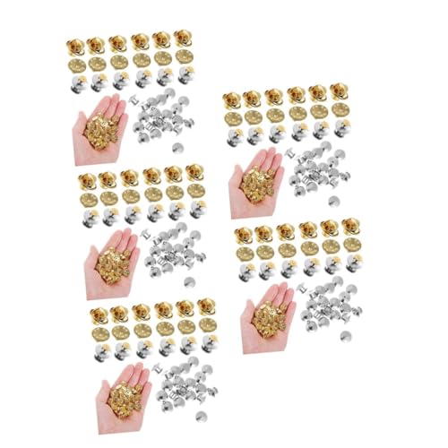 NUOBESTY 5 Sätze 5Er Set Messingschnalle Besteck Anstecknadel Bulk Kühlendes Stirnband Kratznadel Anstecknadel Rücken Nagelhaut Corsage Pins Siebe Schmetterling Clutch Pins 120 Stück * 5 von NUOBESTY