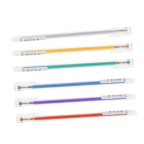 NUOBESTY 5 Sätze Aquarellstift Im Taschenformat Kugelschreiber Gelstifte Colour Pencils Büro Stift Unterschrift Gelstift Scrapbooking-gelstift Gelstift Für Die Schule Plastik 6 Stück * 5 von NUOBESTY