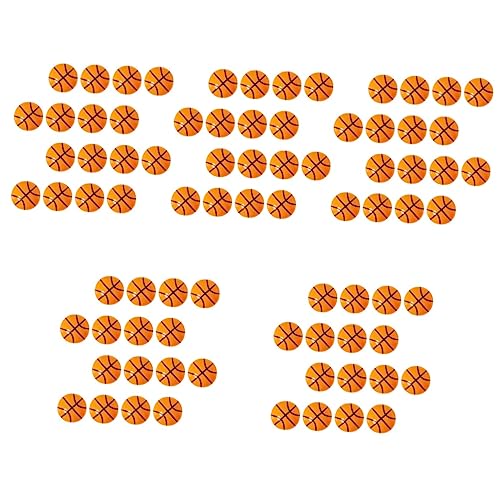 NUOBESTY 5 Sätze Bleistiftspitzer Offic Bleistift Anspitzer Badketball Buntstifte Basketballformschärfer Anspitzer in Basketballform Für Bleistift Plastik Orange 16 Stück * 5 von NUOBESTY