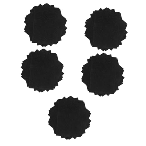 NUOBESTY 5 Sätze Flash-luftpolsterfolie Starker Kleber Handwerk Mit Doppelseitigem Klebeband Mini Bastelpapier Schwammmaterial Schwarze Glitzerkarte Schwammpapier Selber Machen 10 Stück * 5 von NUOBESTY