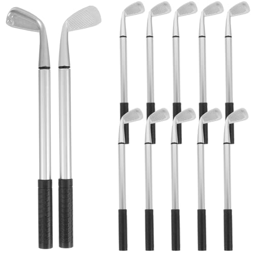 NUOBESTY 5 Sätze Golf-kugelschreiber Aus Metall Zappeln Schöner Stift Gold Golfgeschenke Golfzubehör Kugelschreibermine Schulbedarf Schreibwaren Für Den Schreibtisch 12 Stück * 5 von NUOBESTY