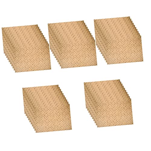 NUOBESTY 5 Sätze Kraft-geschenkpapier Paketpapier Packpapier Wickelpapier Schwarzes Geschenkpapier Band Geburtstags-geschenkpapier Für Jungen Geschenkpapiere Kraftpapier 10 Stück * 5 von NUOBESTY