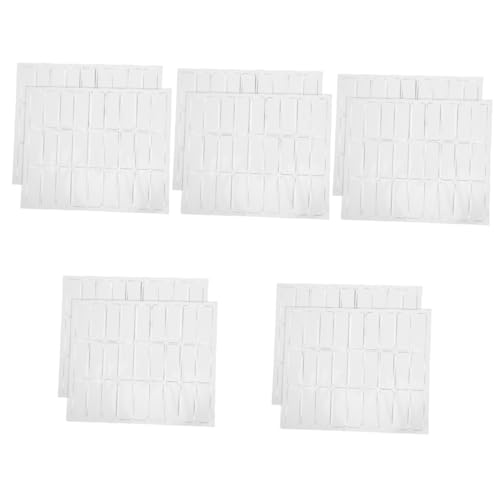 NUOBESTY 5 Sätze Magnetische Namens Aufkleber Trocken Abwischbare Etiketten Magnete Haftende Namensetiketten Magnetische Labels Für Schränke Klebeetiketten Beschichtetes Papier 54 Stück * 5 von NUOBESTY