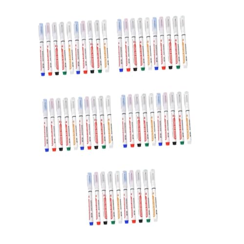 NUOBESTY 5 Sätze Markierstift Mit Langer Spitze Bau Stifte Holzbearbeitungsstift Permanentmarker Markierstifte Mit Tiefem Loch Zimmermannsmarker Langer Kopfmarker Plastik 10 Stück * 5 von NUOBESTY