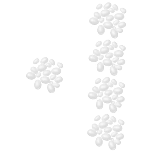 NUOBESTY 5 Sätze Osterschaumeier Schäumt Eier Ostern Schäumt Ei Party Gefälligkeiten Osterdeko Osterei Selber Machen Kleines Osterei Schmücken Ei Zum Selber Basteln Weiß 50 Stück * 5 von NUOBESTY