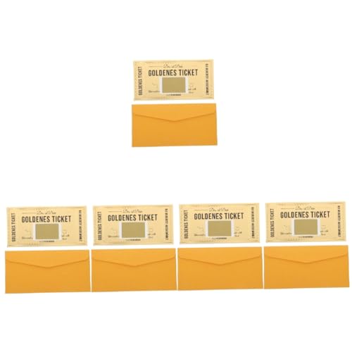 NUOBESTY 5 Sätze Partykarte Individuelle Karten Dinge Zu Tun, Rubbelplakat Streiche Kratzen Lustig Kratzaufkleber Leere Karten Federmäppchen Etiketten Beschichtetes Papier Golden von NUOBESTY