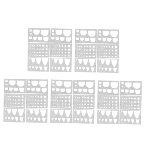 NUOBESTY 5 Sätze Stochern Spaß Vorlage Filz Bastelset Bastelset Werkzeugform Tierische Vorlage Wollform DIY-nadelfilz-applikationsform Nadelfilzform Chemiefaser Aus Wolle 6 Stück * 5 von NUOBESTY