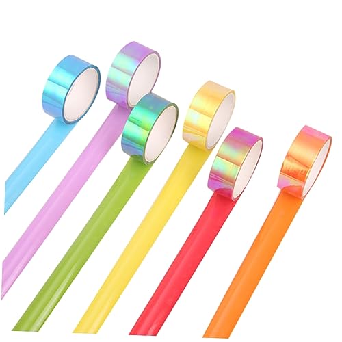 NUOBESTY 5 Stk einfarbige Bänder wiederverwendbar klebeband the washi tape Klebeband für Bastelarbeiten DIY-Klebeband banderdungsschelle Klebeband für Scrapbooking Klebeband für Heimwerker von NUOBESTY