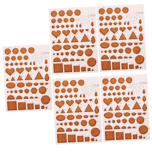 NUOBESTY 5 Stück Modellbauplatte Aus Papier Quilling-werkzeuge Aus Geschlitztem Papier Quilling Geschlitzt Quilling-nadelstift Quilling-papier Quilling-kits Planke Diy-quilling-sets Abs von NUOBESTY